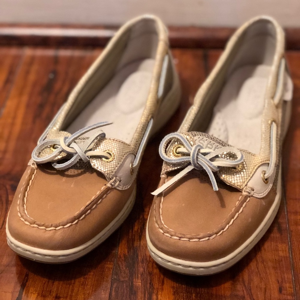 Sperry Top-Sider Angelfish Python Linen Boat Shoes
